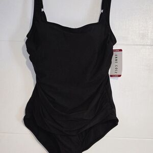 Anne Cole Classic Black One-Piece